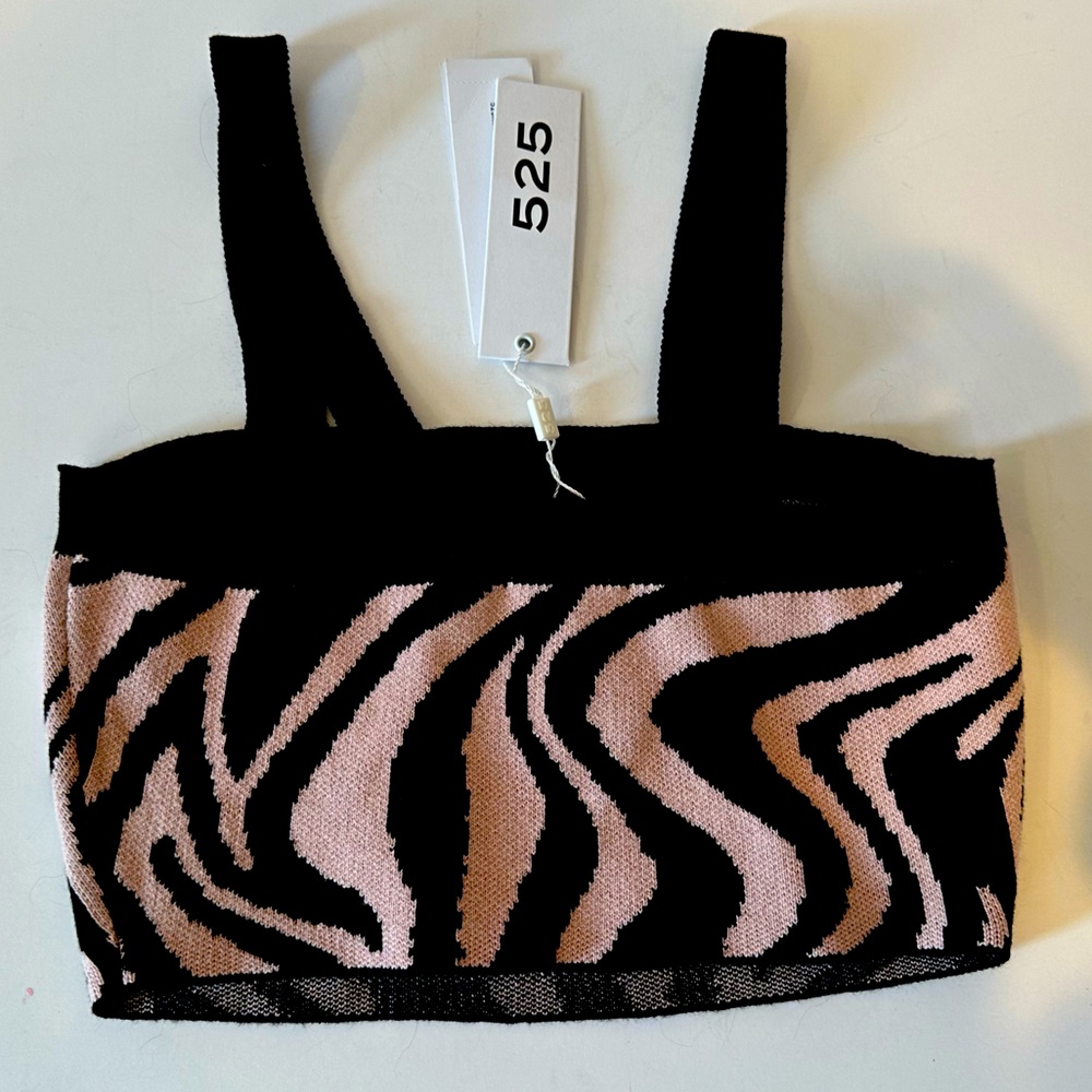 Women’s crop top sweater tank, 525 Born in Bklyn, Sz XS
